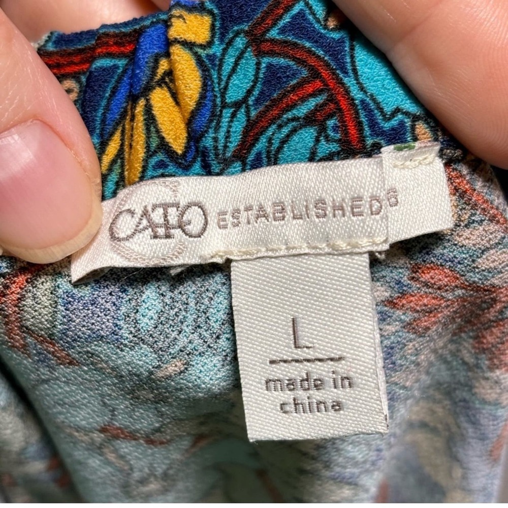Cato Sleeveless Boho Top Size L - Picture 6 of 9